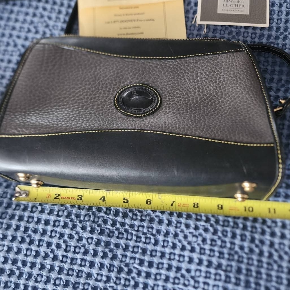 Dooney & Bourke Black and Gray Crossbody Bag
